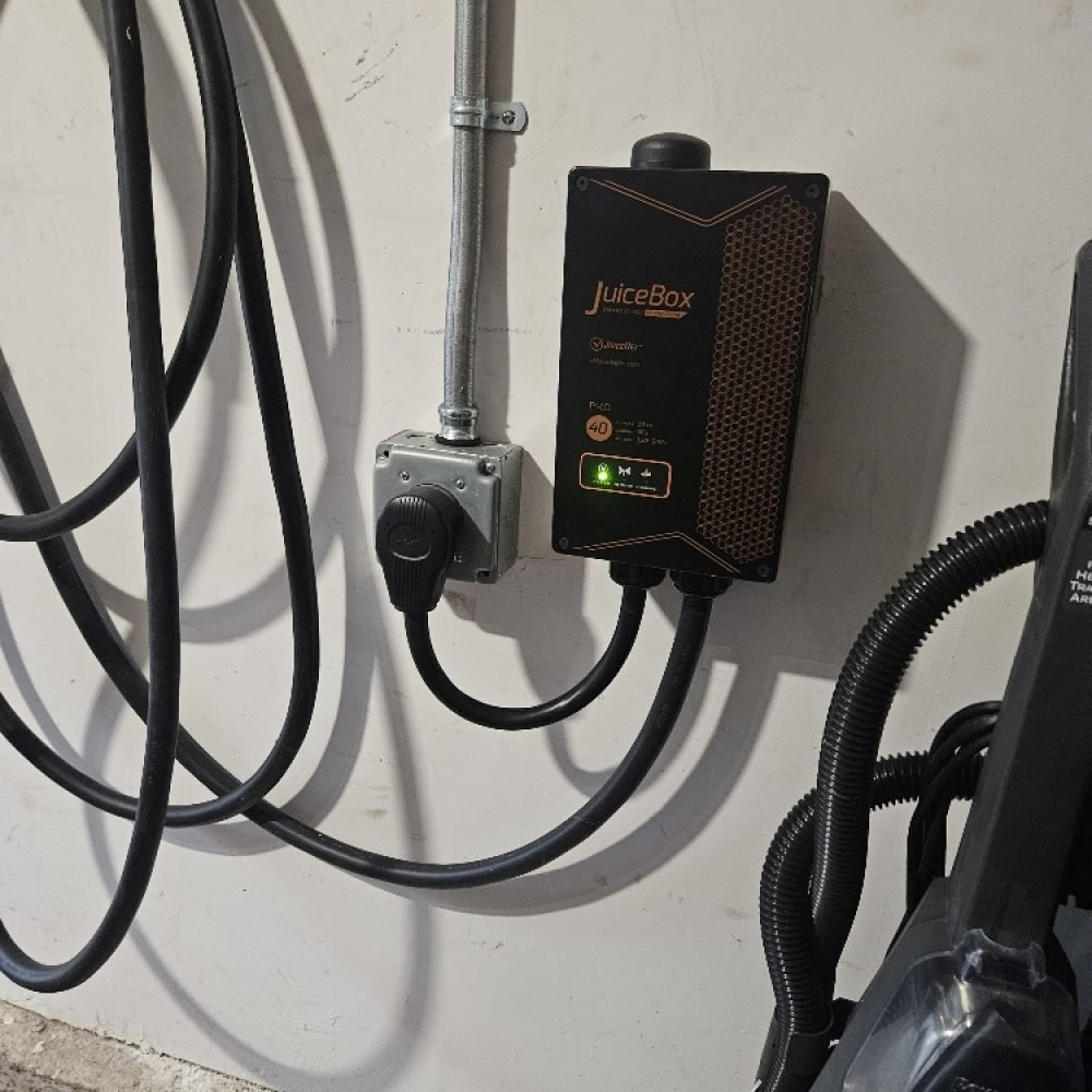 E V Car charging installs #3